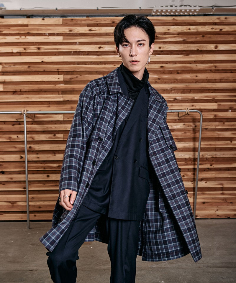 Printed turtleneck long sleeve T-shirt