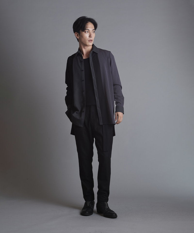 カラーブロッキングロングSH