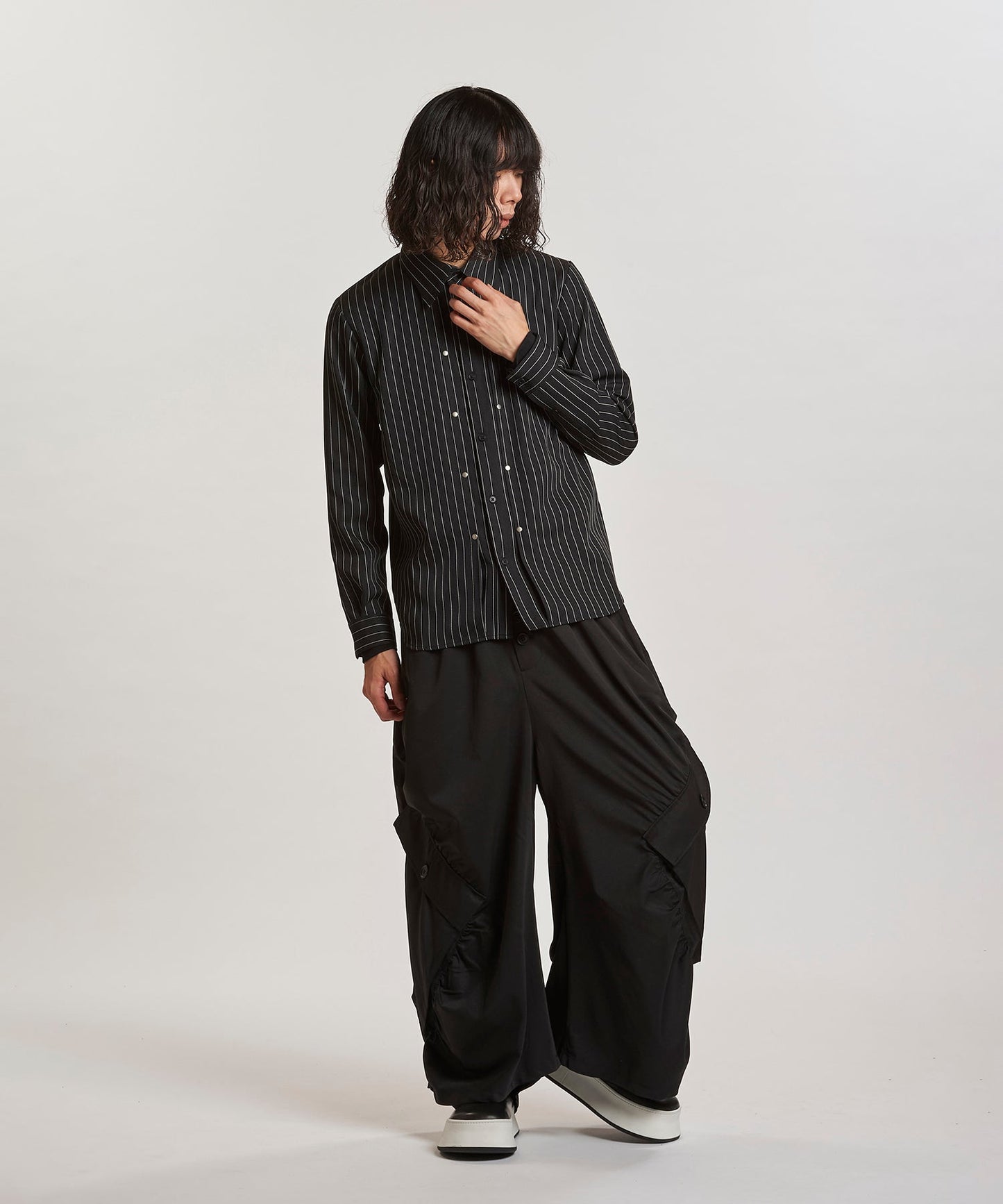 ストライプ Model:H180cm