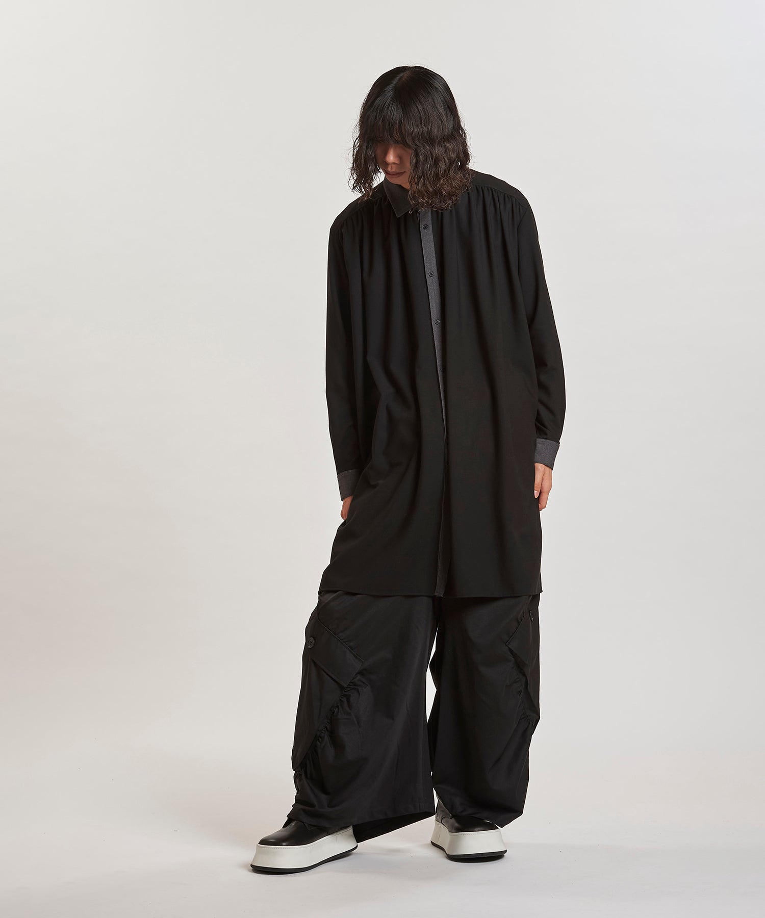 BLACK×GRAY Model:H180cm