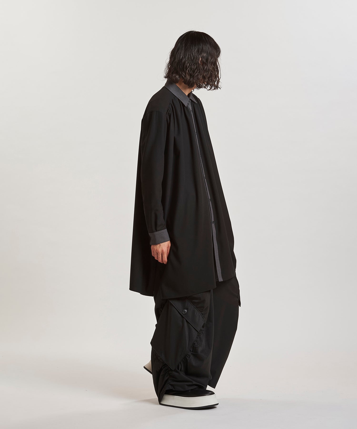 BLACK×GRAY Model:H180cm