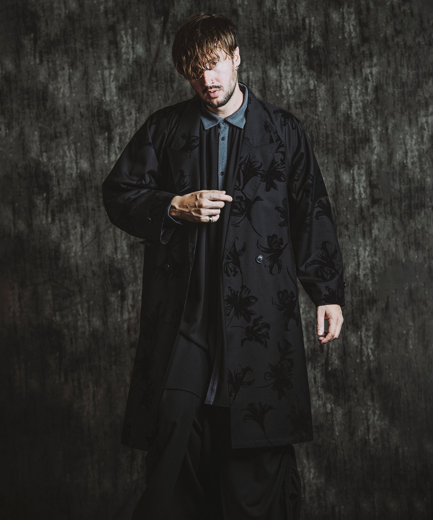 ダブルブレストBIGロングコート