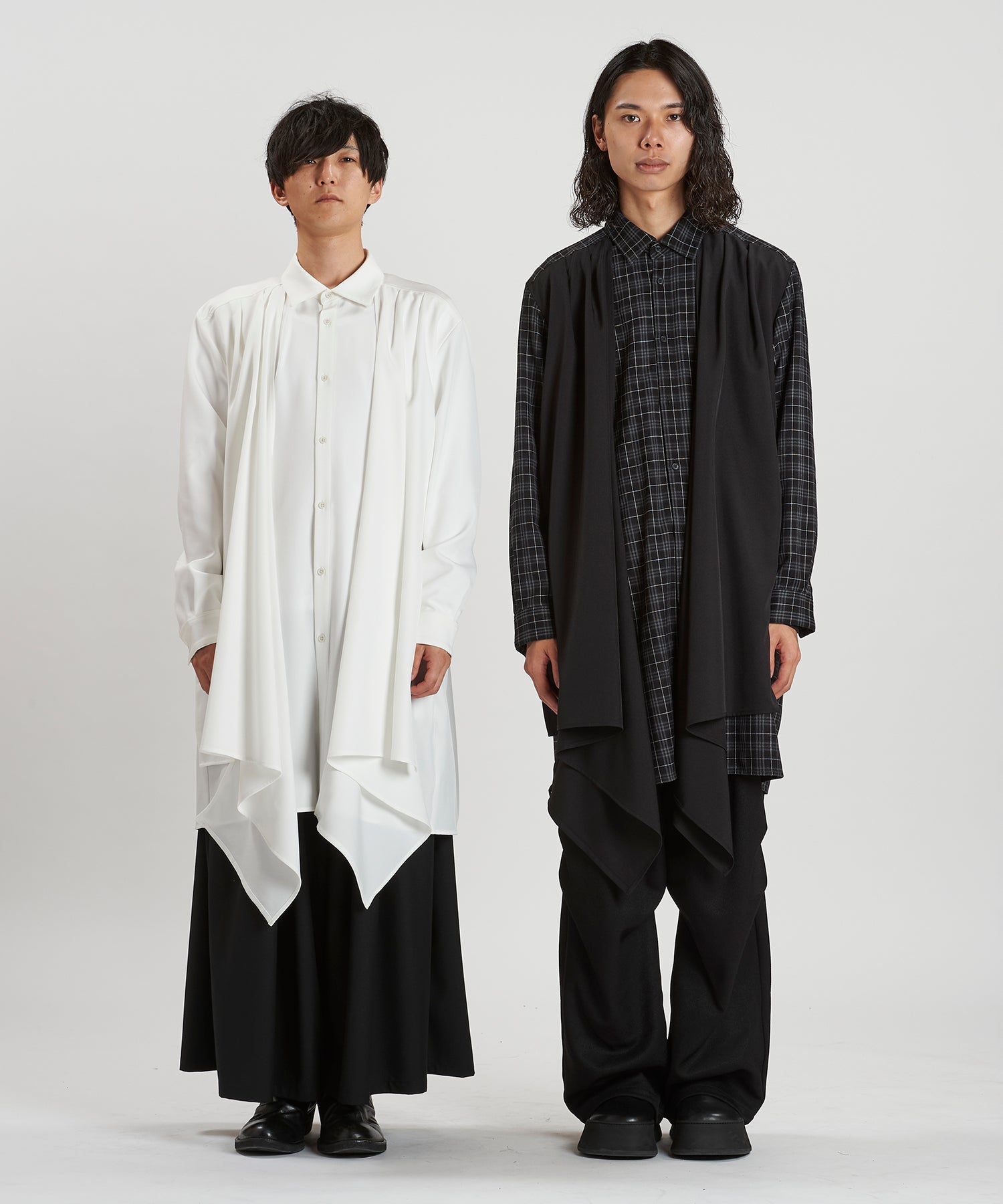 WHITE Model:H169cm / CHECK Model:H180cm