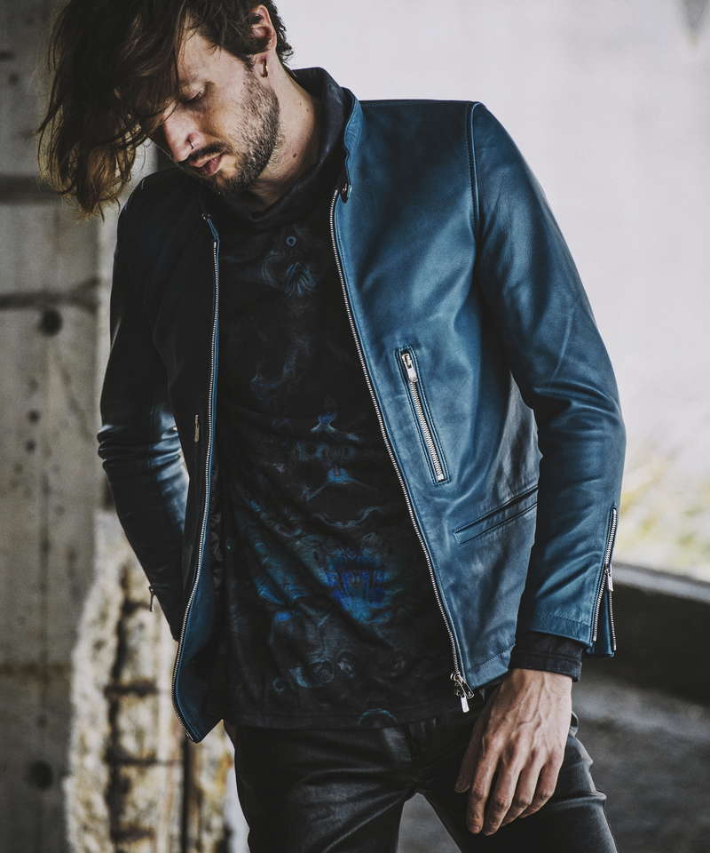 シープレザーシングルライダースJKT – NO ID.