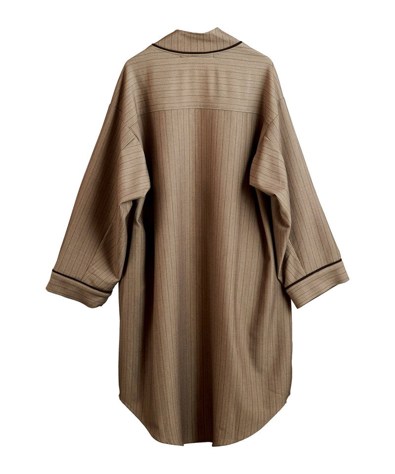 Buttonless big long gown