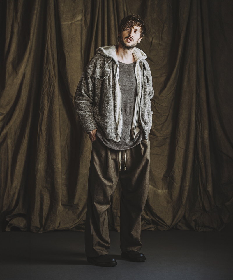 Faux fur stretch zip parka