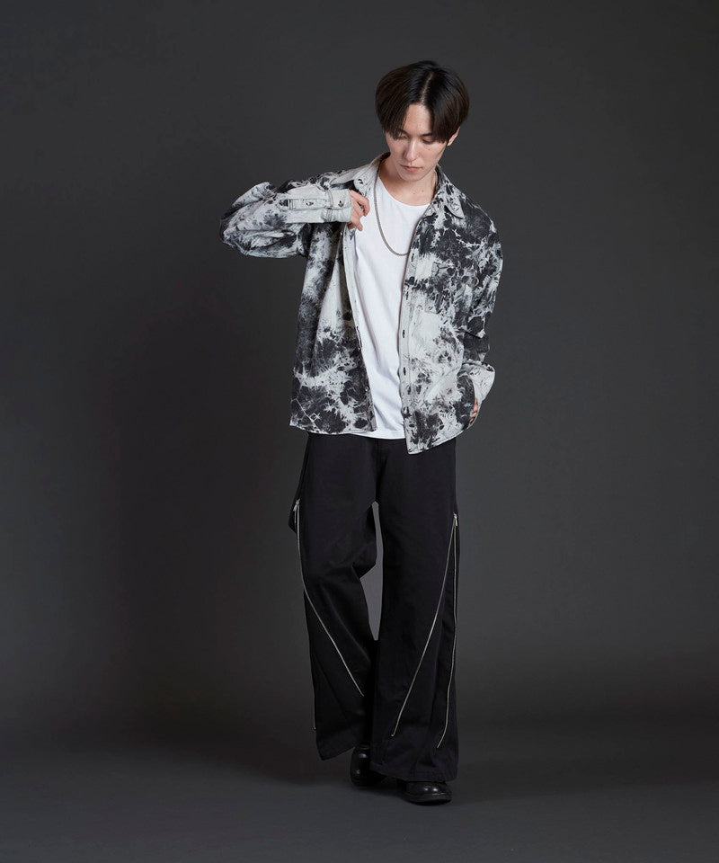 Bleached denim BIG-SH