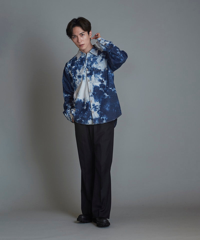 Bleached denim BIG-SH