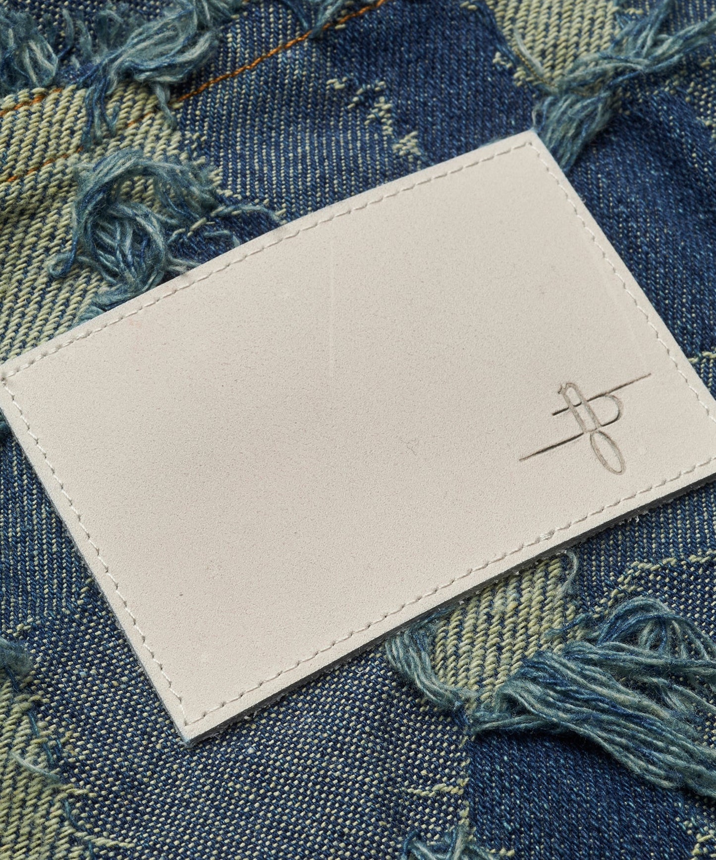 パッチワークデニムイージーワイドPT