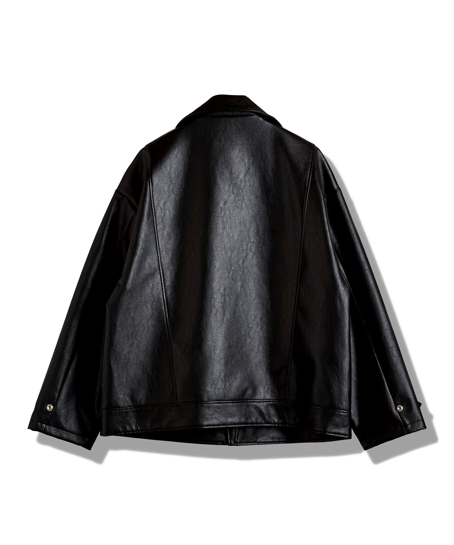 シンセティックレザーBIGライダースJKT