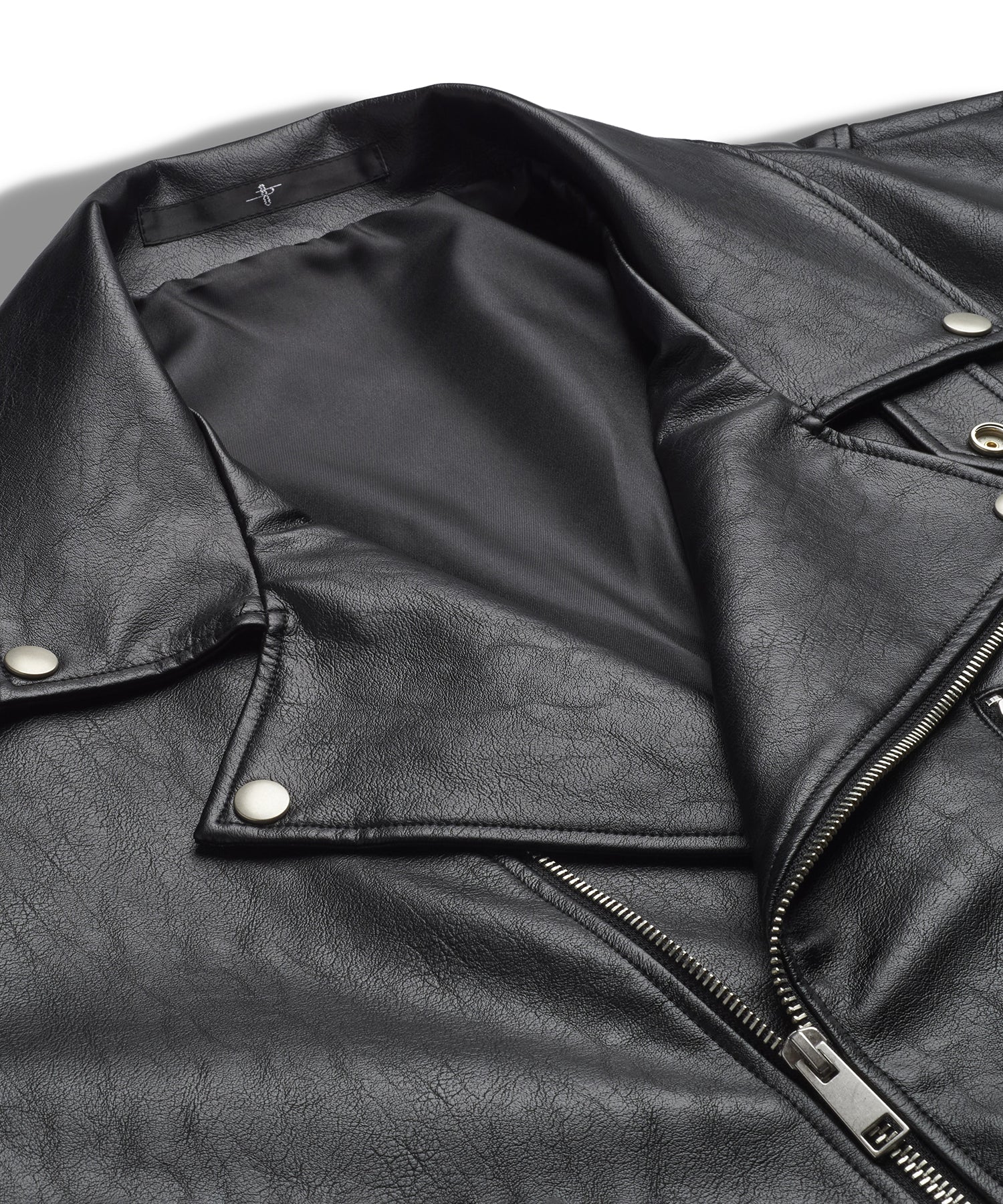 シンセティックレザーBIGライダースJKT