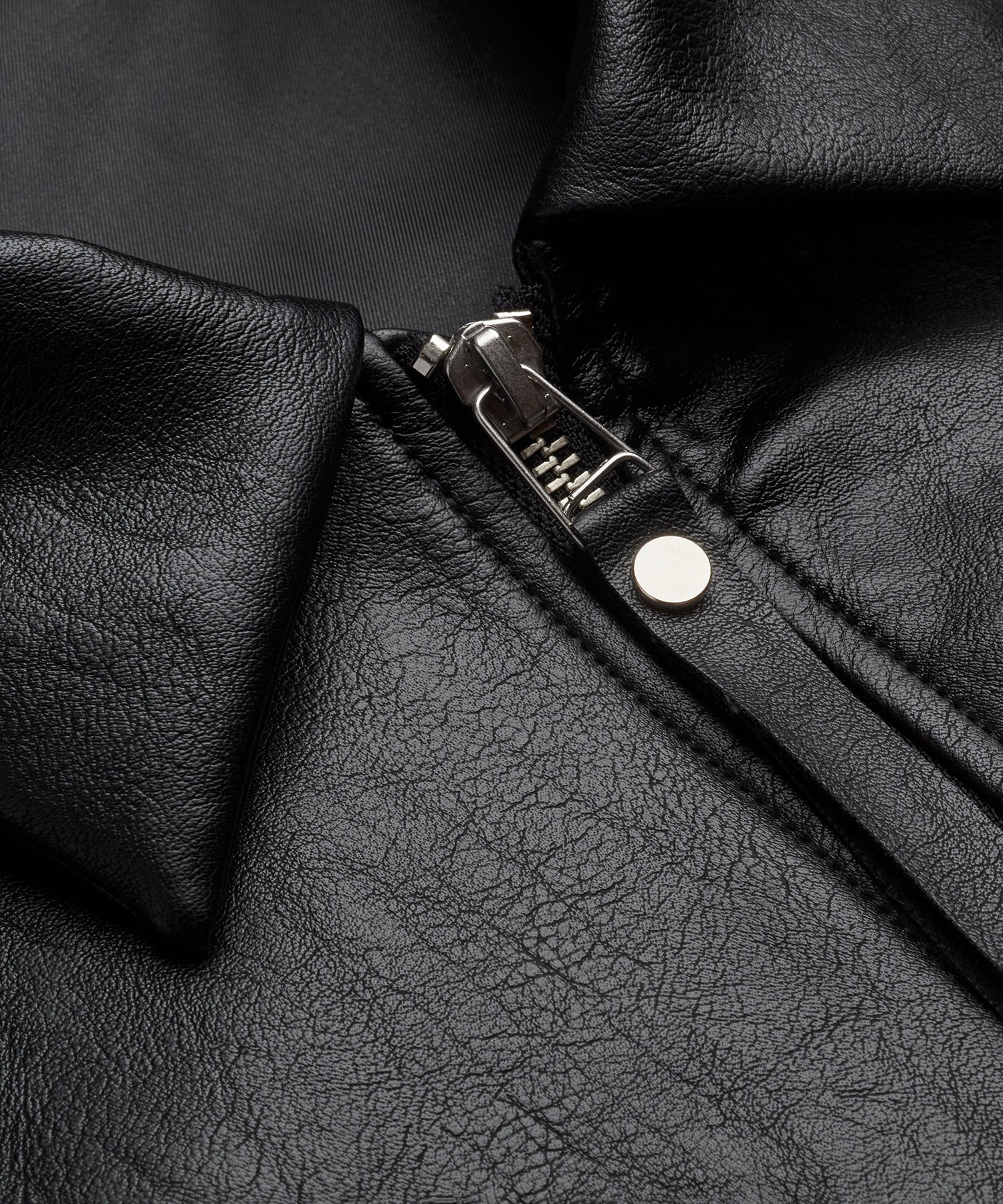 シンセティックレザーZIP BIG-BLZ