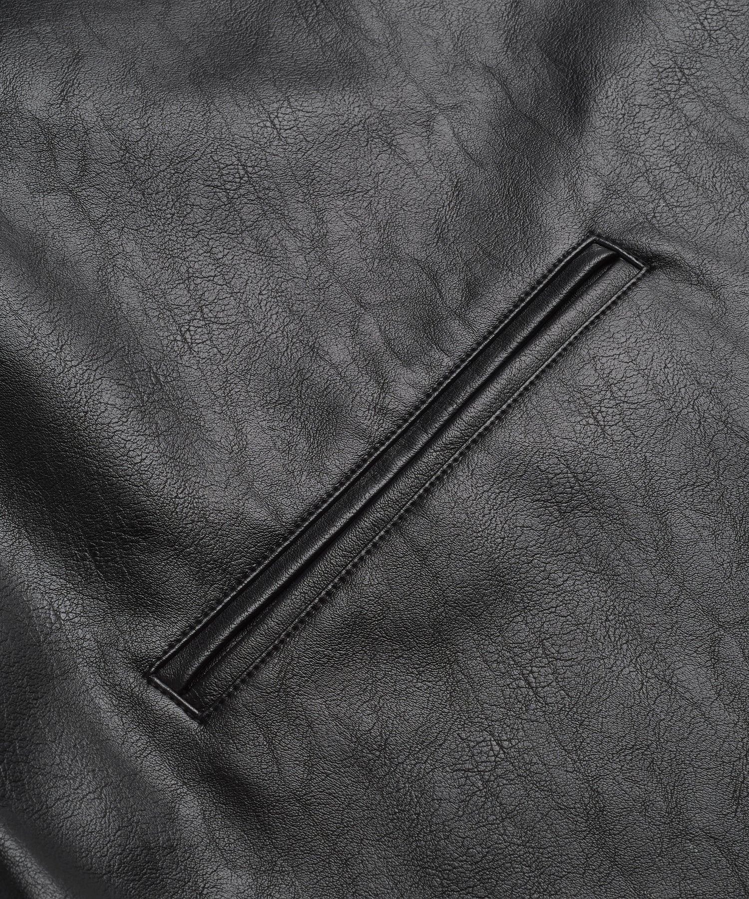 シンセティックレザーZIP BIG-BLZ