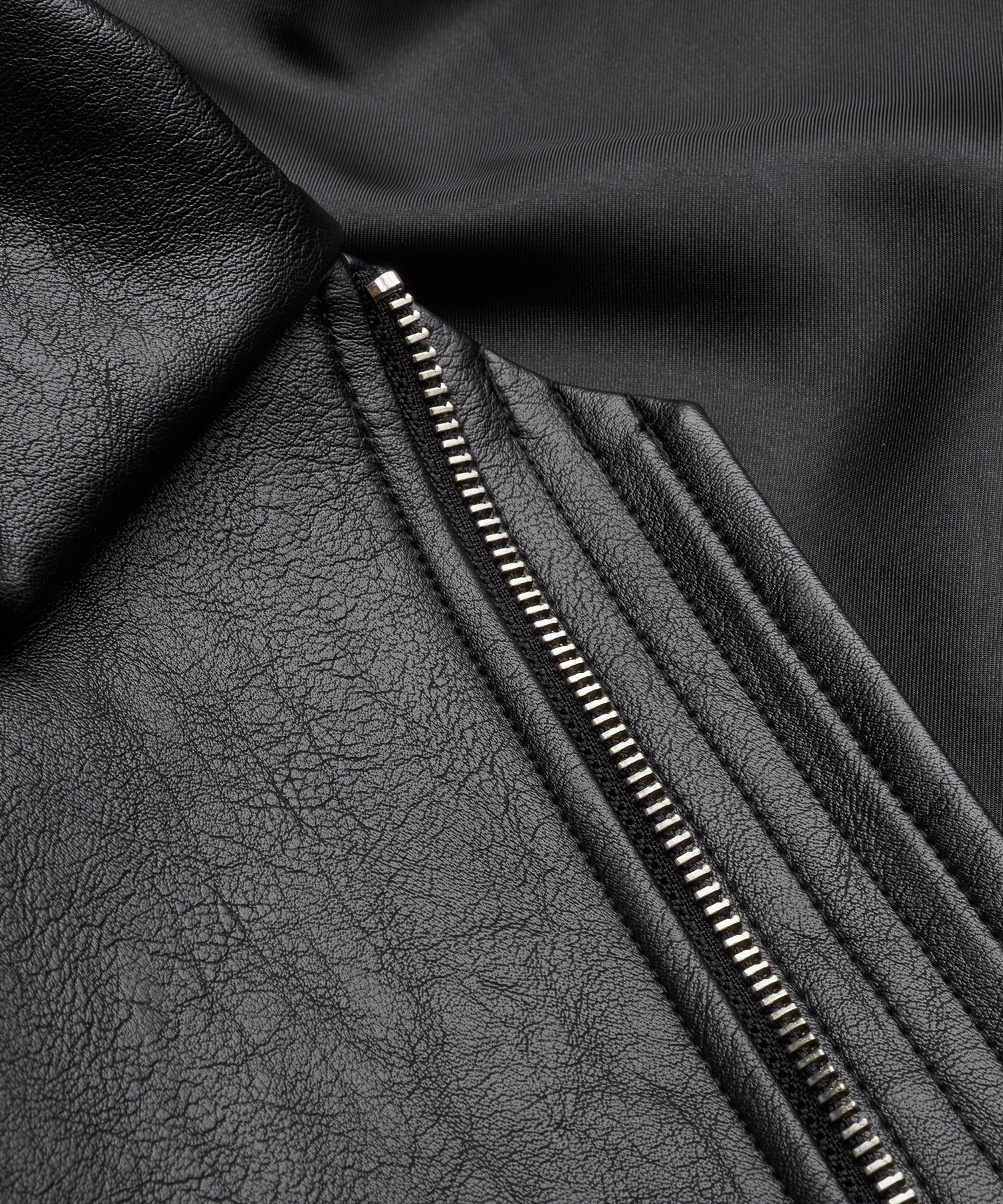 シンセティックレザーZIP BIG-BLZ