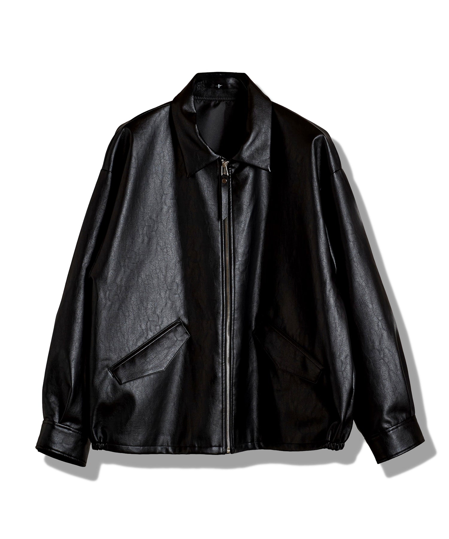 シンセティックレザーZIP BIG-BLZ