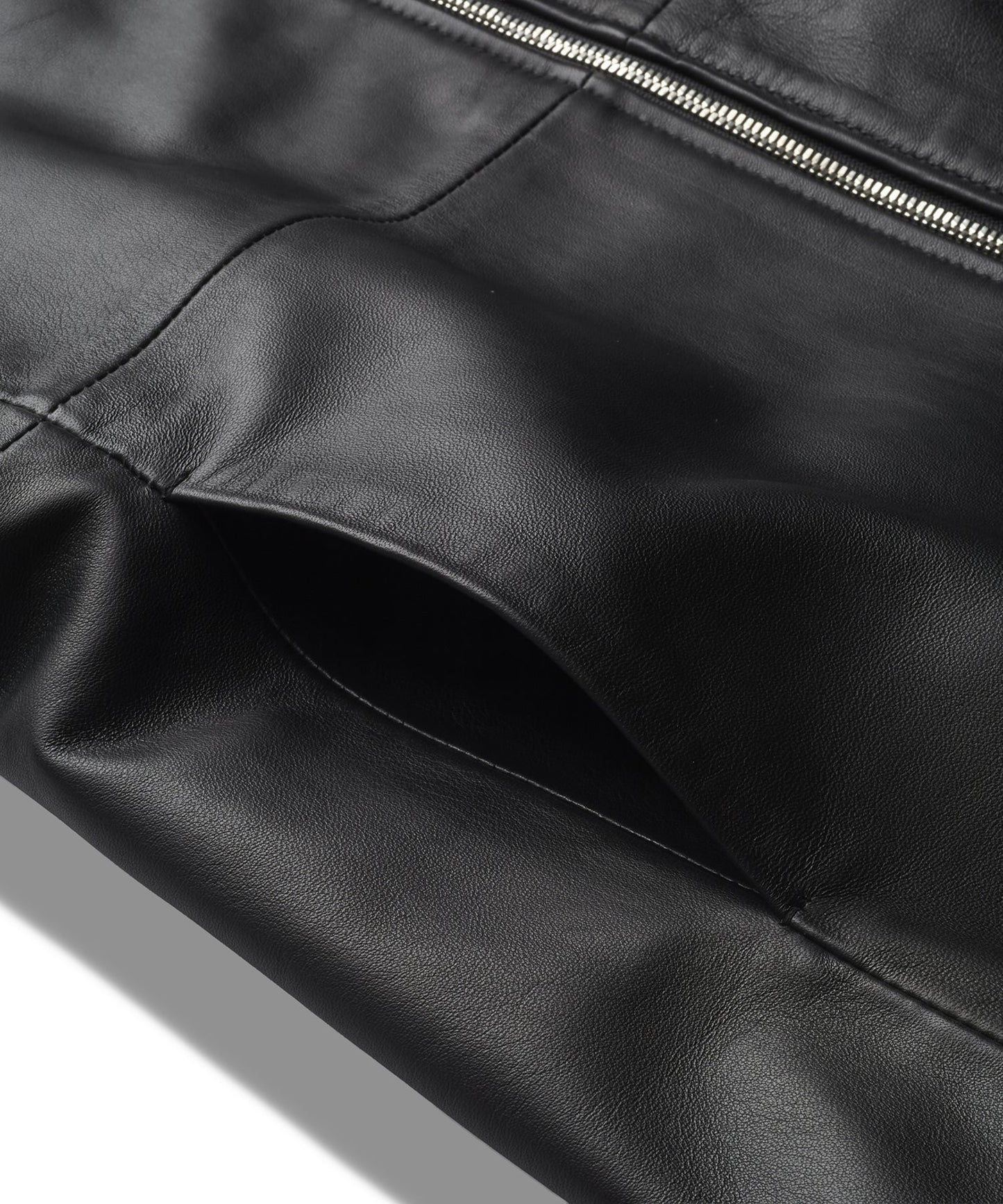 シープレザーフードJKT