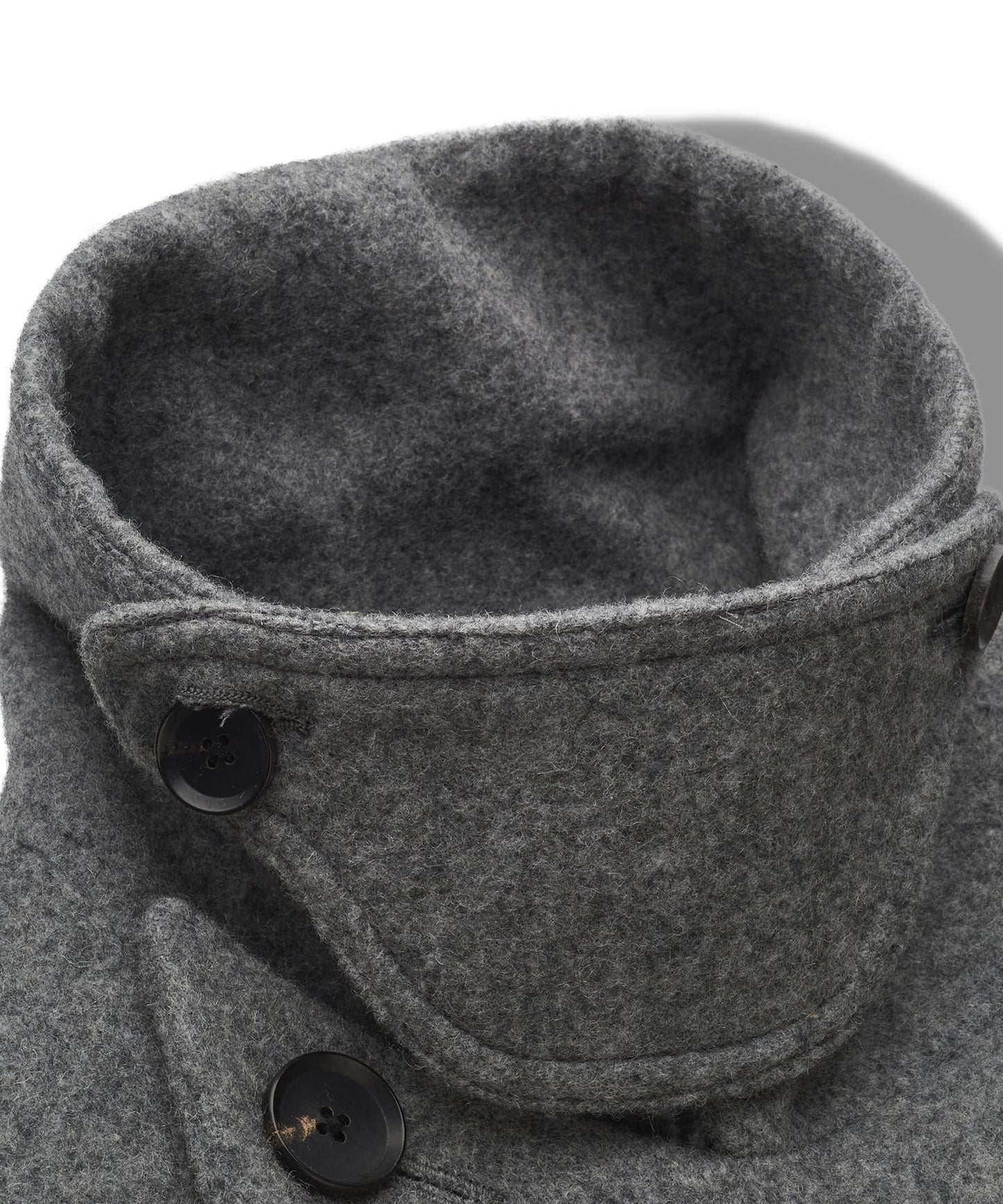 ウールモッサーロングチェスターコート