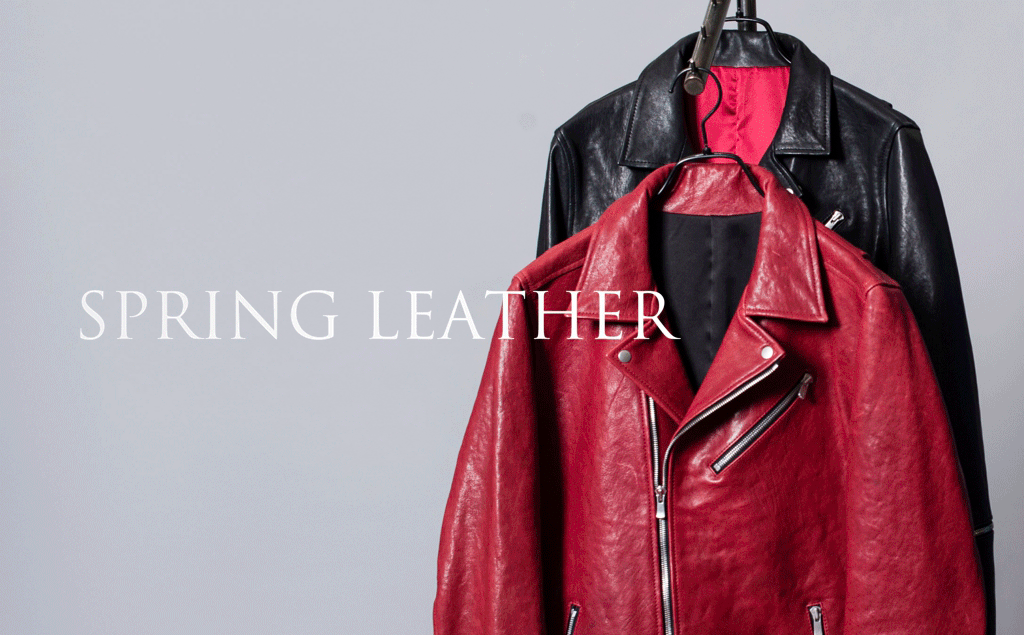 NO ID.OFFICIAL WEB STORE / 201801スプリングレザーSPRING LEATHER