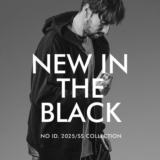 NO ID. 2025/SS COLLECTION NEW IN THE BLACK