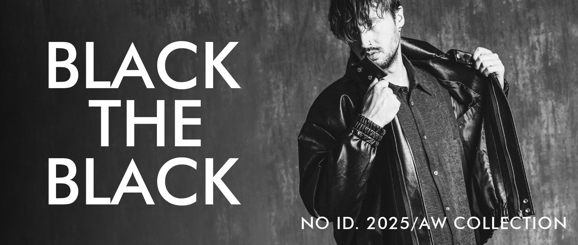 NO ID. BLACK. コート　オーバーサイズ NO ID. COAT