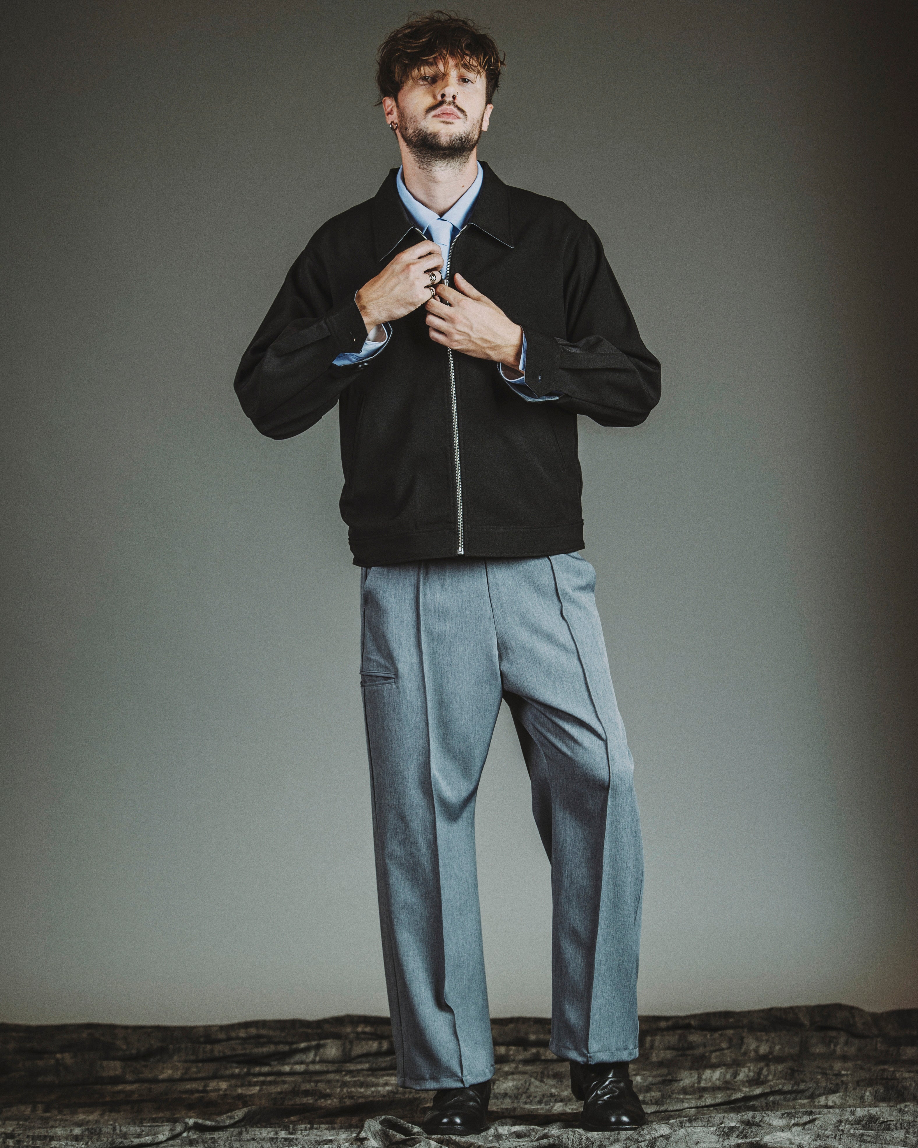 NOID. オリーブグリーン レザージャケット NEIGHBORHOOD ネイバーフッド 23SS SINGLE LEATHER JACKET