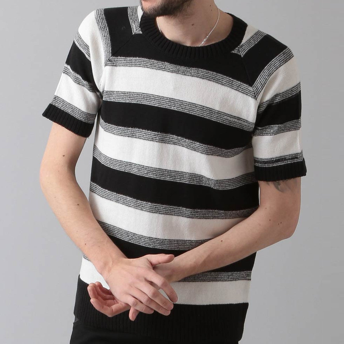 ＣニットボーダーＣ／Ｎプルオーバー