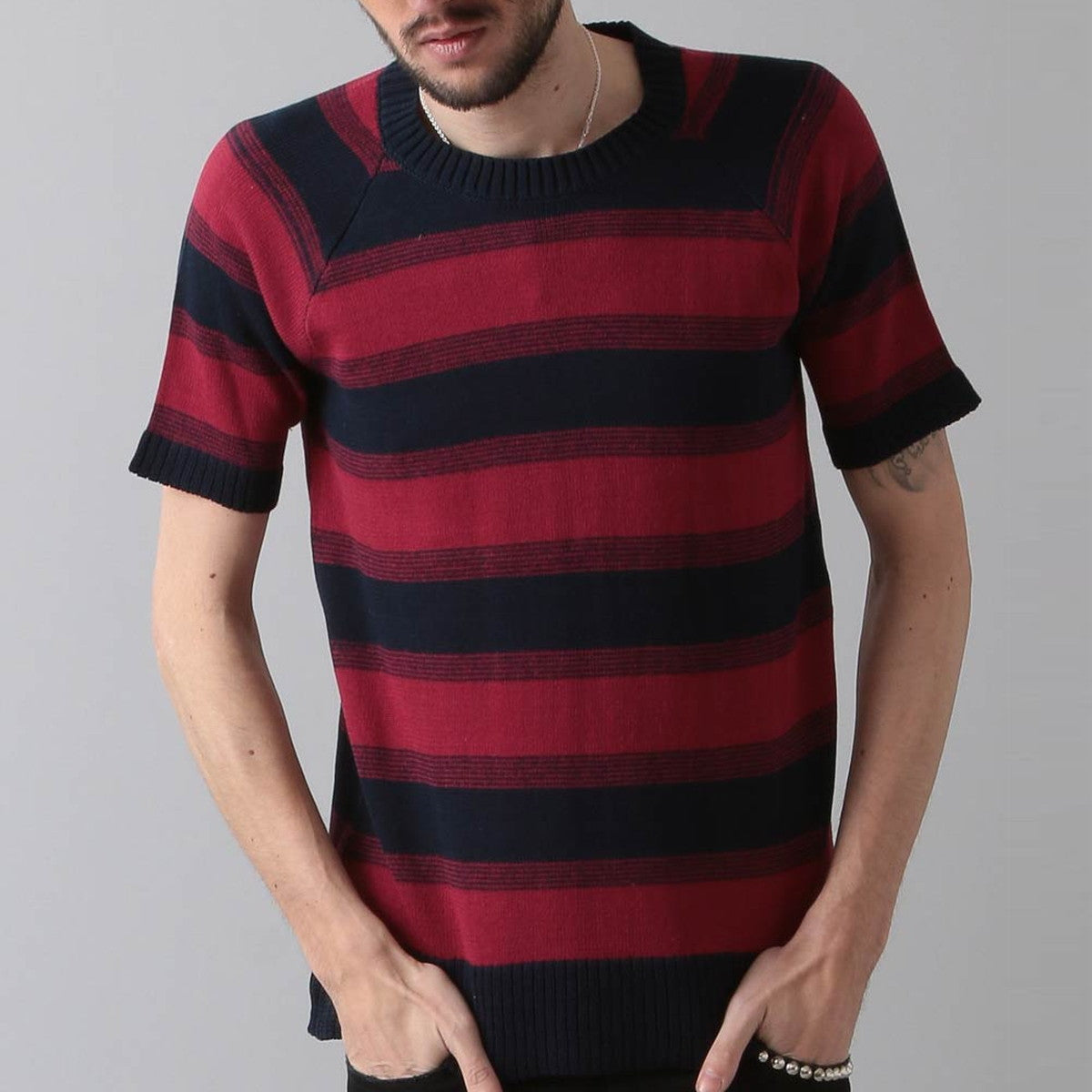 ＣニットボーダーＣ／Ｎプルオーバー