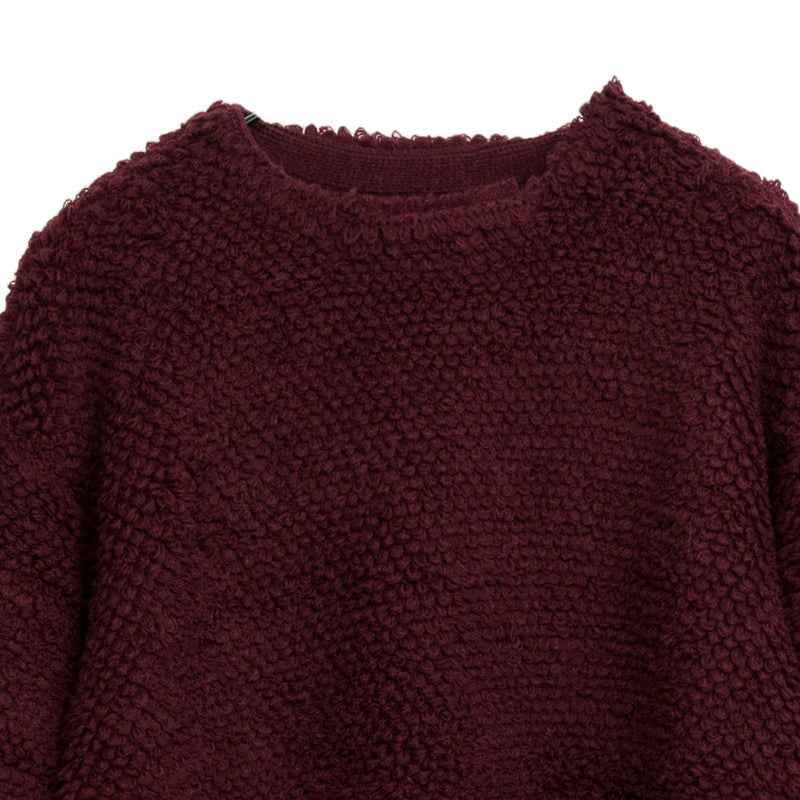 AWニットループC/Nプルオーバー