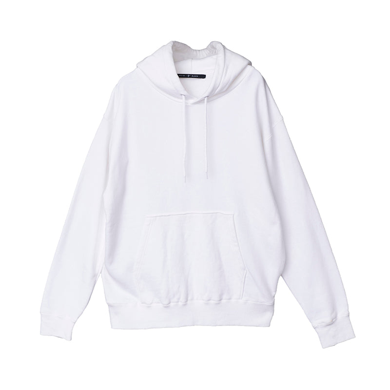 クラックメタリックプリントプルオーバーパーカ