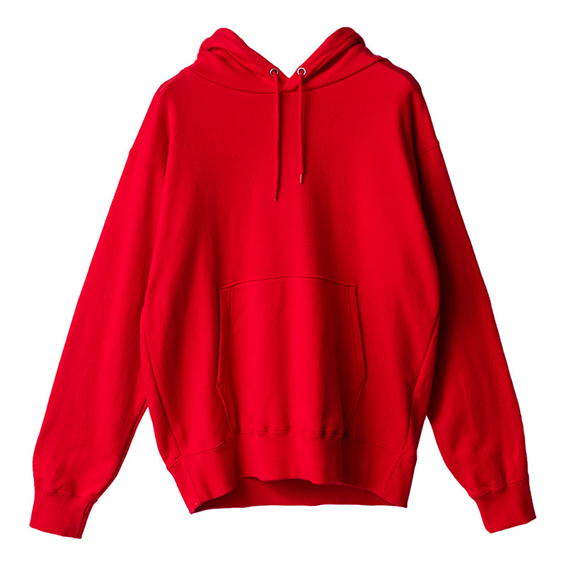 クラックメタリックプリントプルオーバーパーカ