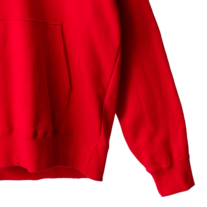 クラックメタリックプリントプルオーバーパーカ