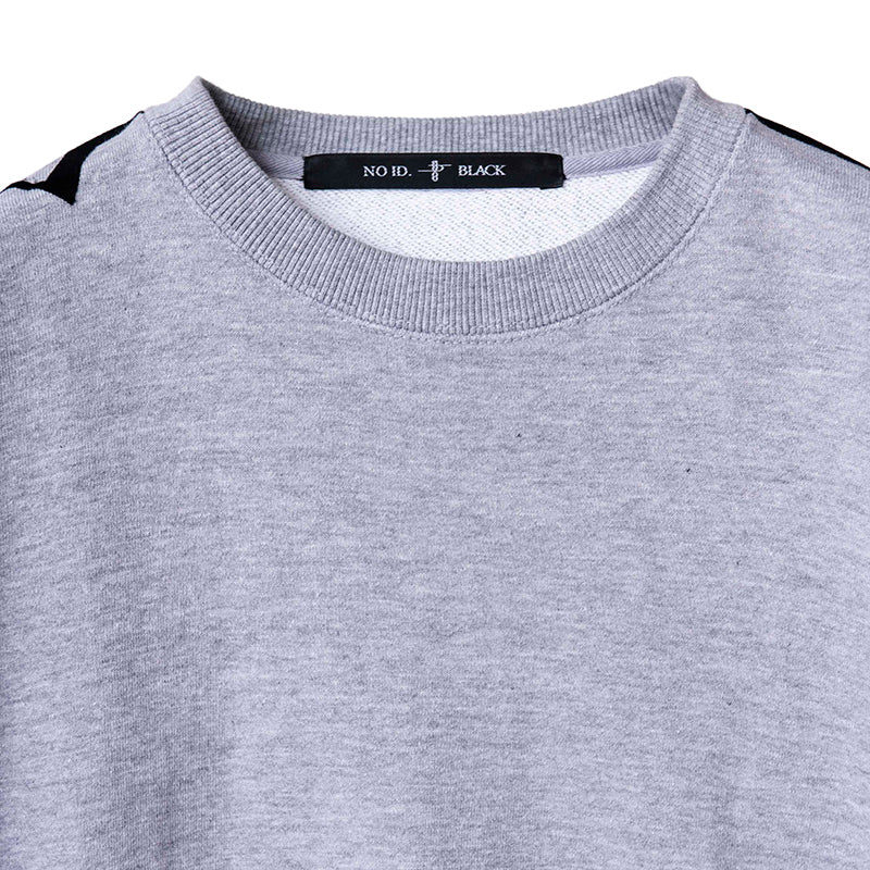 裏毛サンダーラインプリントC/Nプルオーバー