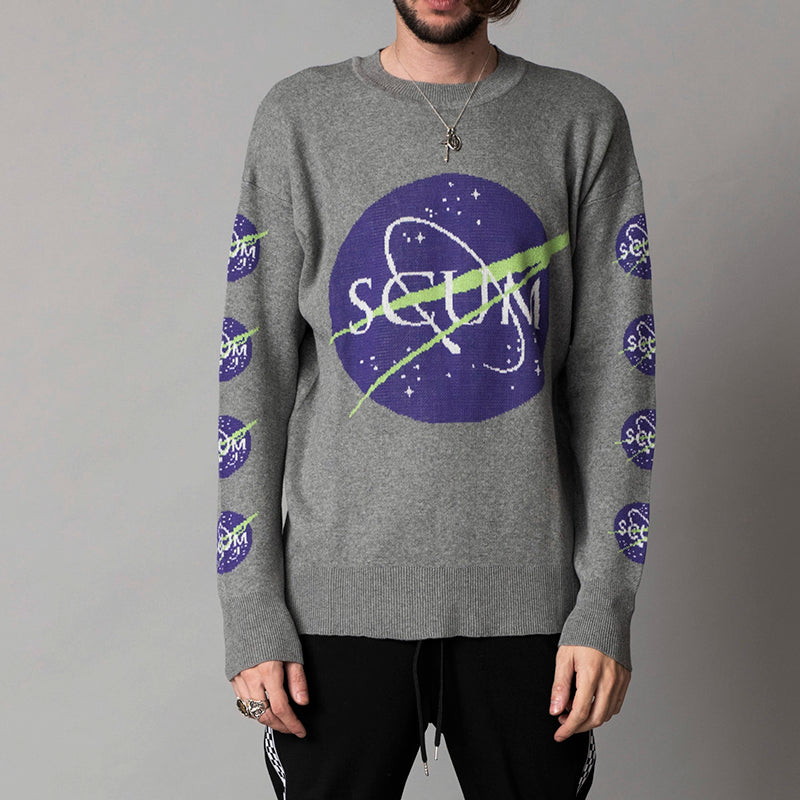 CニットSCUM-JQ-C/N-BIGプルオーバー