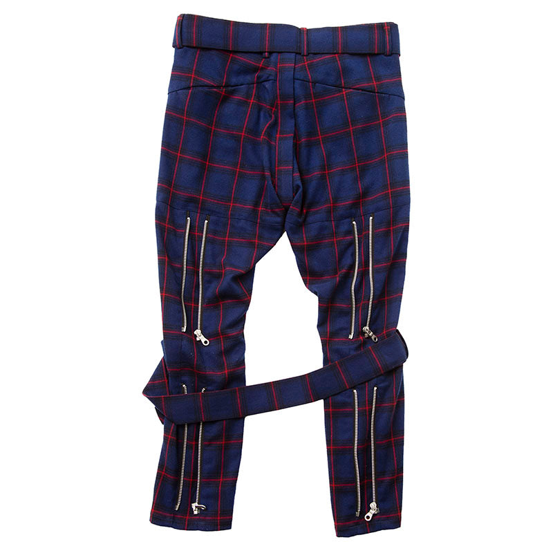 Ombre Check Bondage Separate Trousers