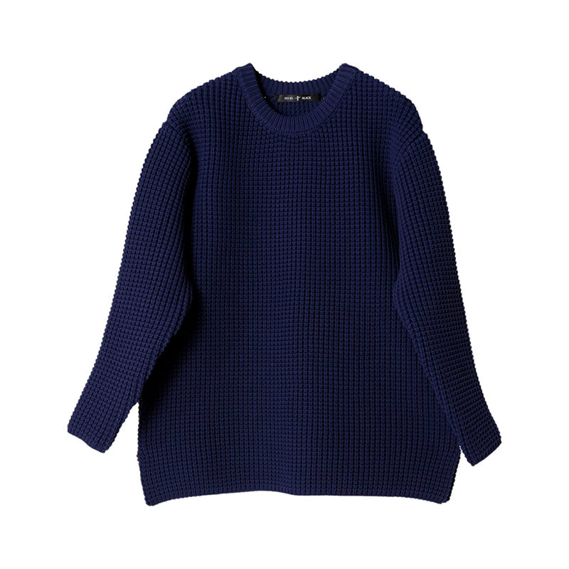 ワッフルBIGプルオーバーニット