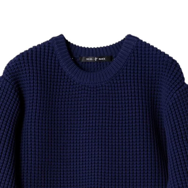 ワッフルBIGプルオーバーニット