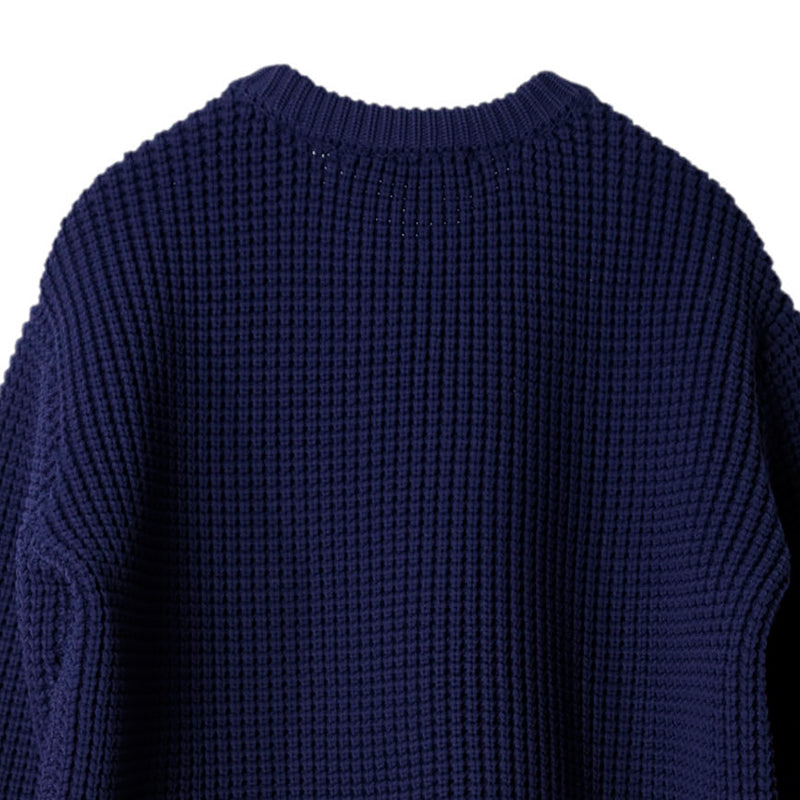 ワッフルBIGプルオーバーニット