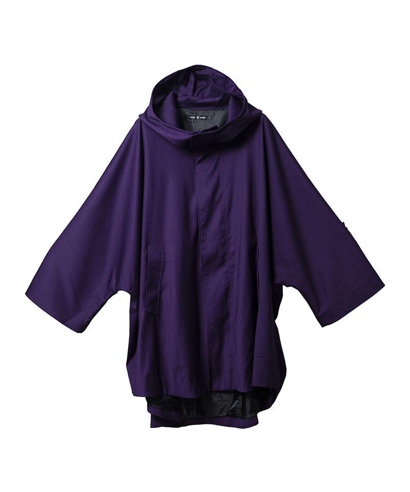 フーデッドポンチョ