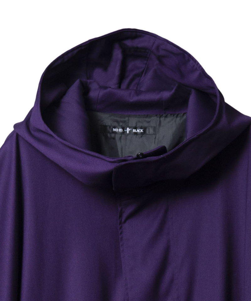 フーデッドポンチョ