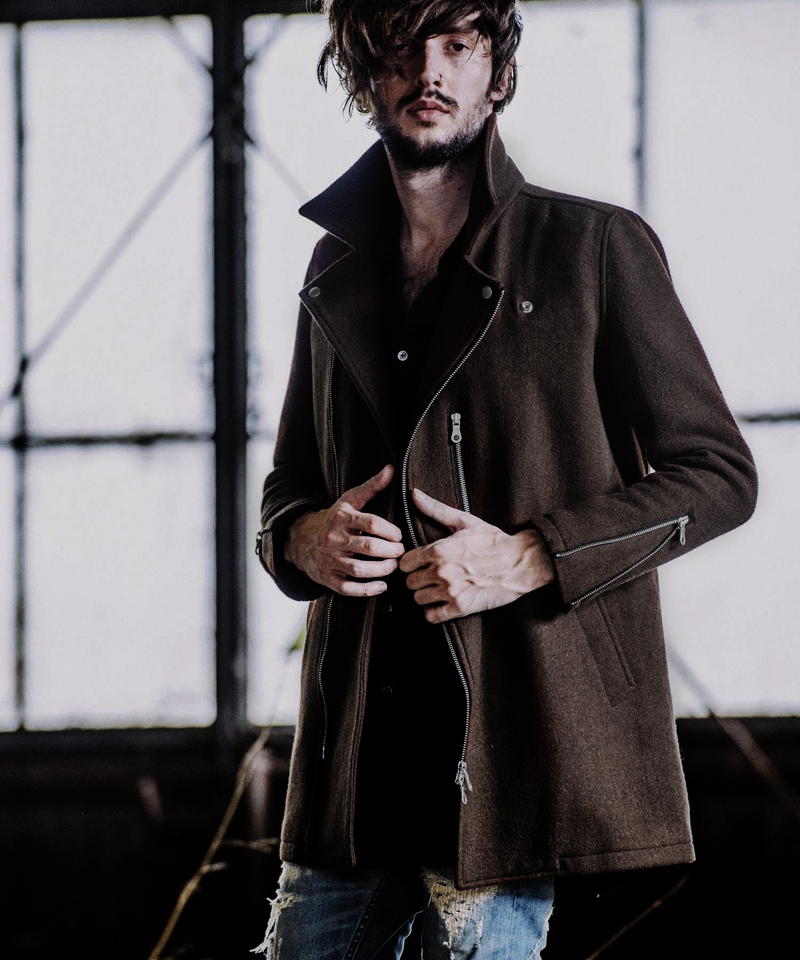 メルトンライダースコート