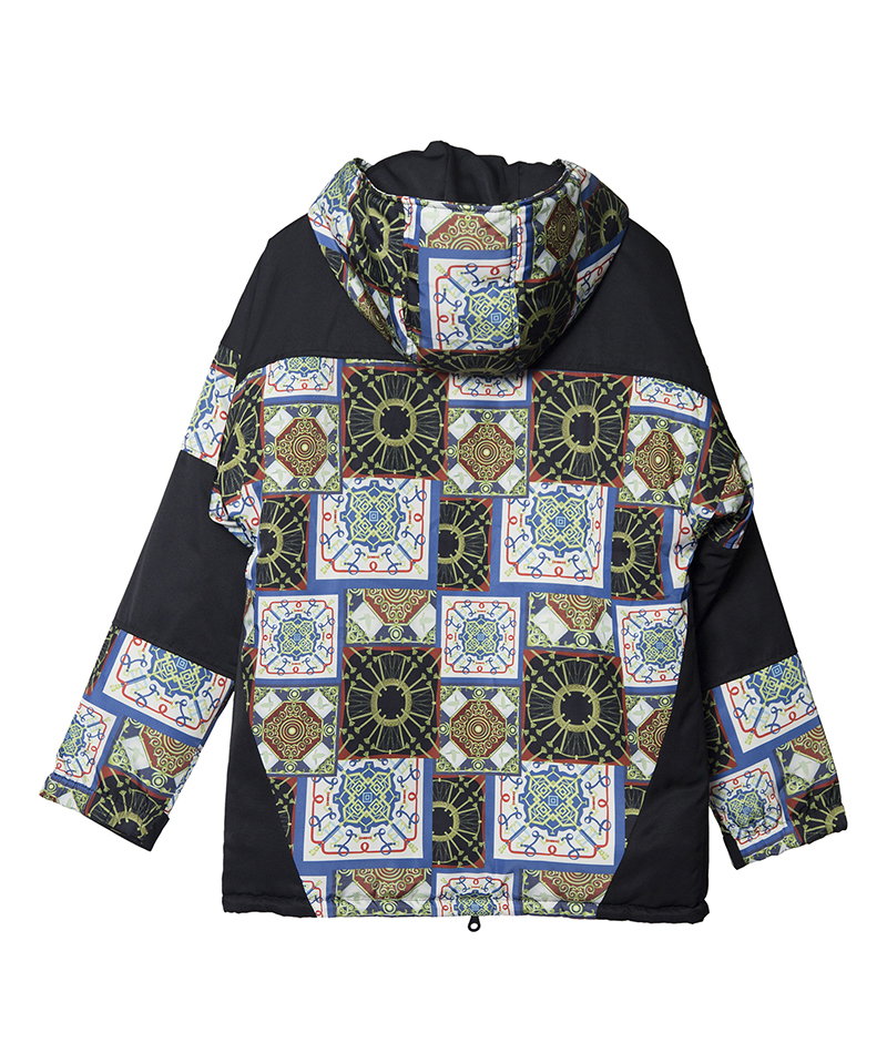 総柄切替中綿フーデッドBLZ