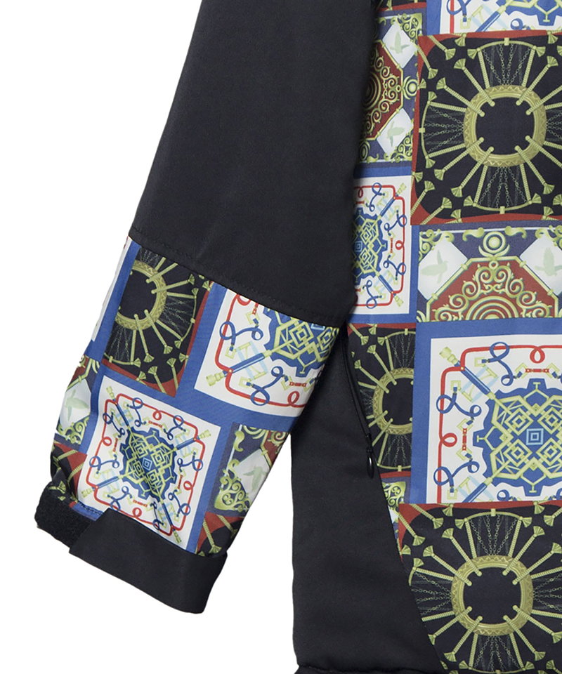 総柄切替中綿フーデッドBLZ