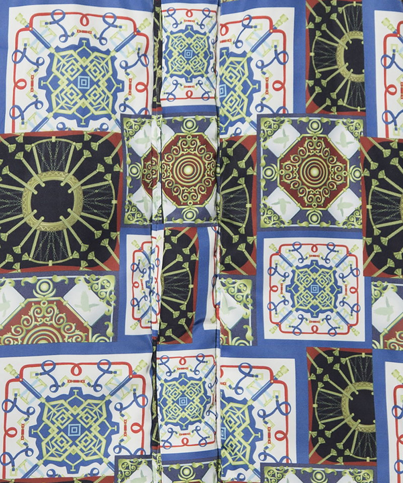 総柄切替中綿フーデッドBLZ