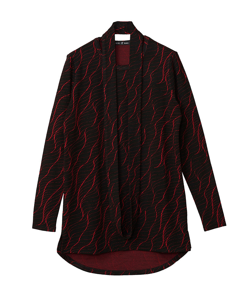 スヌード付ヘムラウンドロンT