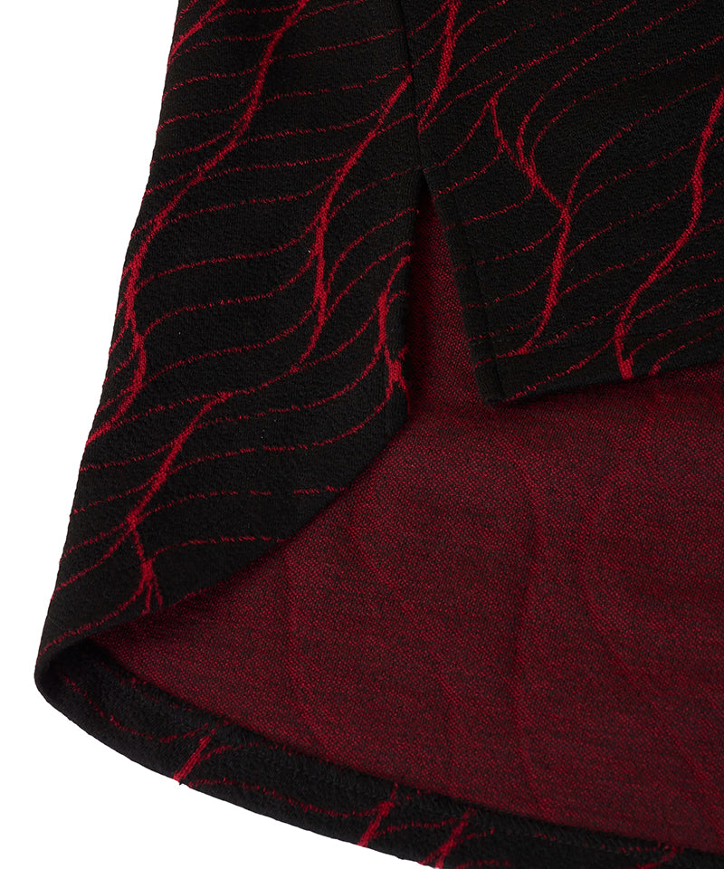 スヌード付ヘムラウンドロンT