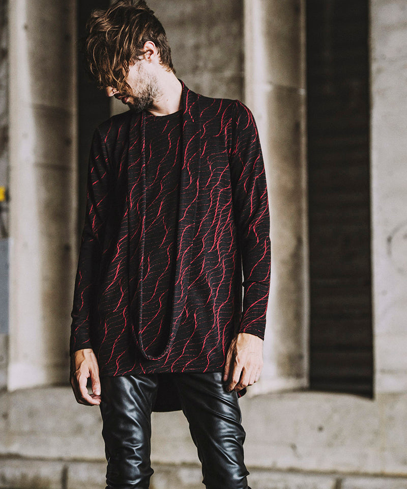 スヌード付ヘムラウンドロンT