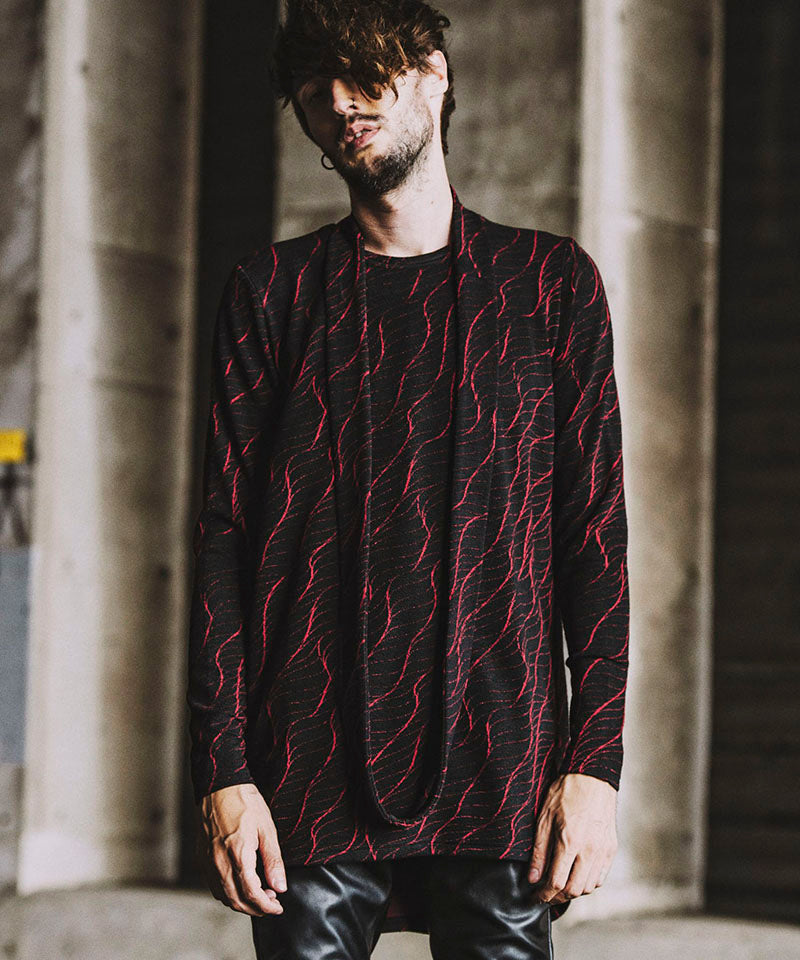 スヌード付ヘムラウンドロンT