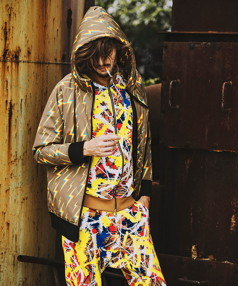 シンサレートサンダープリントフーデッドBLZ