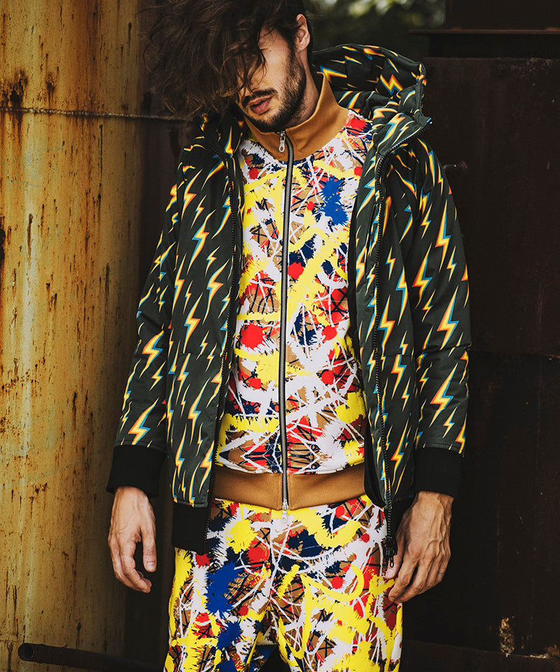 シンサレートサンダープリントフーデッドBLZ