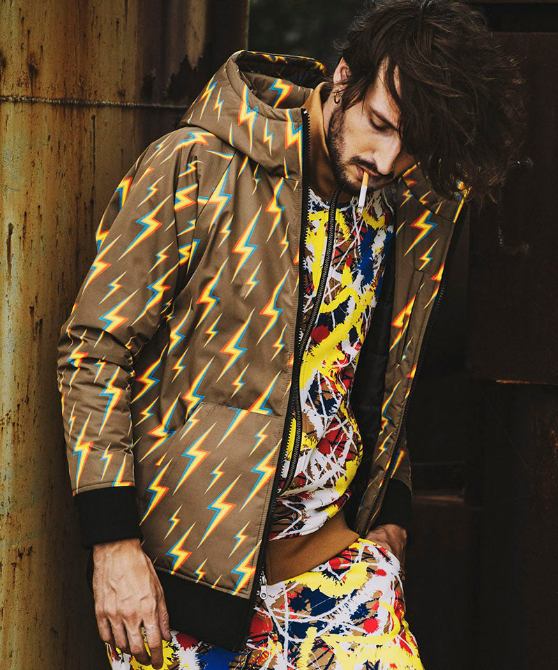 シンサレートサンダープリントフーデッドBLZ